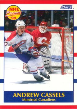 1990-91 Score American #422 Andrew Cassels Front