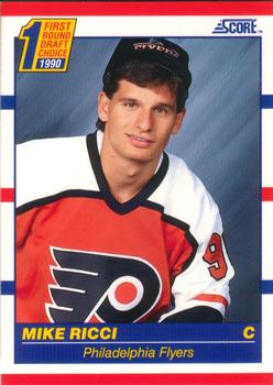 1990-91 Score American #433 Mike Ricci Front