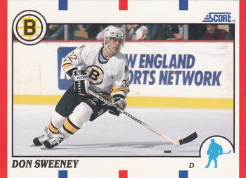 1990-91 Score American #51 Don Sweeney Front
