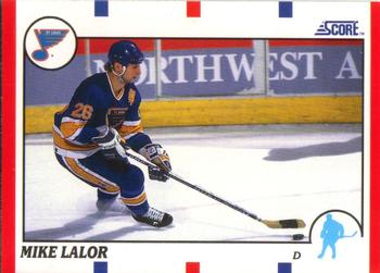 1990-91 Score American #67 Mike Lalor Front