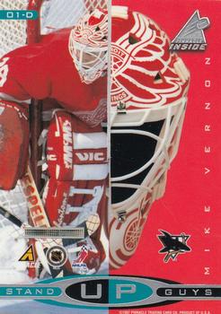 1997-98 Pinnacle Inside - Stand Up Guys #01-C / 01-D Tom Barrasso / Mike Vernon Back