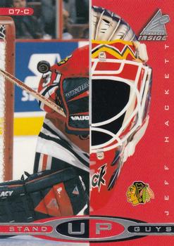 1997-98 Pinnacle Inside - Stand Up Guys #07-C / 07-D Jeff Hackett / Olaf Kolzig Front