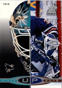 1997-98 Pinnacle Inside - Stand Up Guys #10-A / 10-B Curtis Joseph / Kelly Hrudey Front