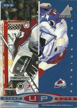 1997-98 Pinnacle Inside - Stand Up Guys #05-C / 05-D Eric Fichaud / Patrick Roy Back