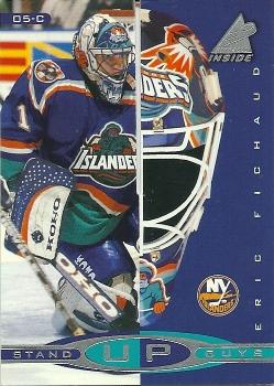 1997-98 Pinnacle Inside - Stand Up Guys #05-C / 05-D Eric Fichaud / Patrick Roy Front
