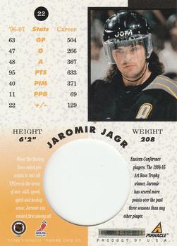 1997-98 Pinnacle Mint Collection #22 Jaromir Jagr Back