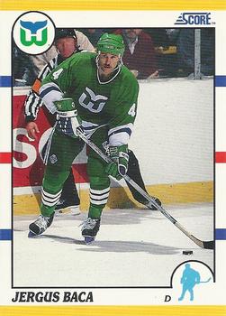 1990-91 Score Rookie and Traded #101T Jergus Baca Front