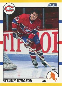 1990-91 Score Rookie and Traded #108T Sylvain Turgeon Front
