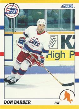 1990-91 Score Rookie and Traded #14T Don Barber Front