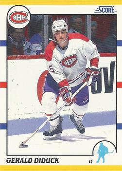 1990-91 Score Rookie and Traded #23T Gerald Diduck Front