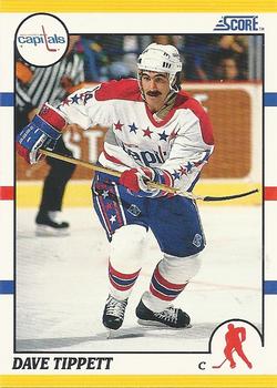 1990-91 Score Rookie and Traded #29T Dave Tippett Front
