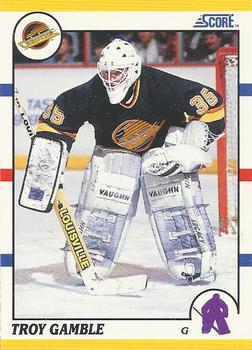 1990-91 Score Rookie and Traded #32T Troy Gamble Front
