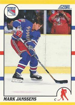 1990-91 Score Rookie and Traded #33T Mark Janssens Front