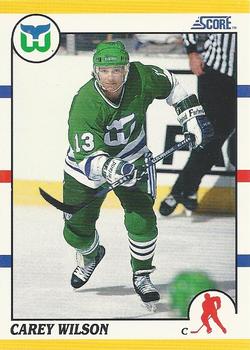 1990-91 Score Rookie and Traded #42T Carey Wilson Front