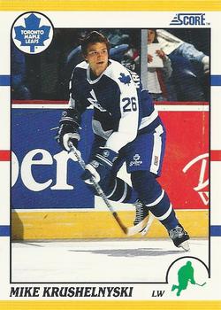 1990-91 Score Rookie and Traded #47T Mike Krushelnyski Front
