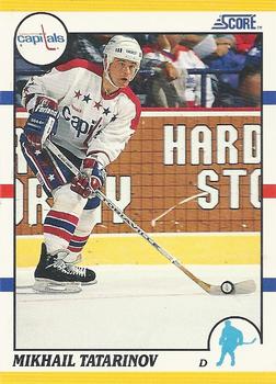 1990-91 Score Rookie and Traded #53T Mikhail Tatarinov Front