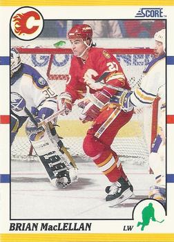 1990-91 Score Rookie and Traded #56T Brian MacLellan Front