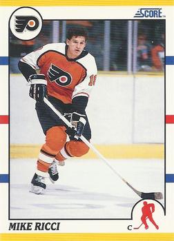 1990-91 Score Rookie and Traded #60T Mike Ricci Front