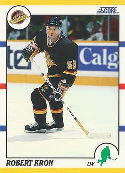 1990-91 Score Rookie and Traded #65T Robert Kron Front