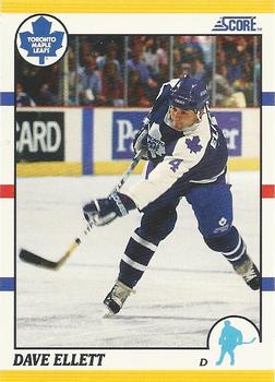 1990-91 Score Rookie and Traded #67T Dave Ellett Front