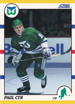 1990-91 Score Rookie and Traded #72T Paul Cyr Front