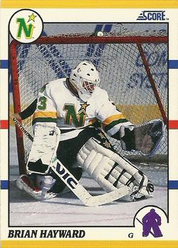 1990-91 Score Rookie and Traded #78T Brian Hayward Front