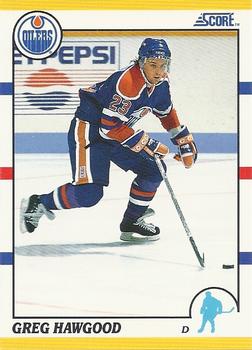 1990-91 Score Rookie and Traded #79T Greg Hawgood Front