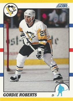 1990-91 Score Rookie and Traded #83T Gordie Roberts Front