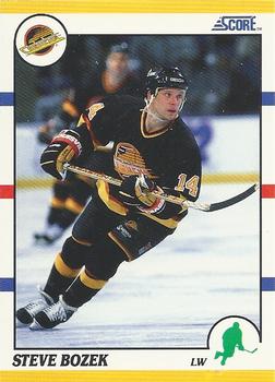 1990-91 Score Rookie and Traded #89T Steve Bozek Front