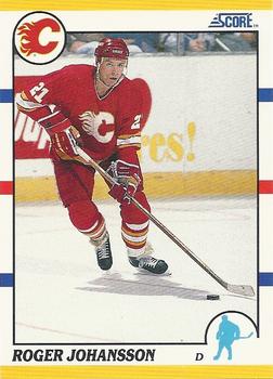 1990-91 Score Rookie and Traded #91T Roger Johansson Front