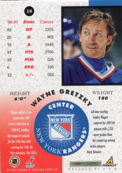 1997-98 Pinnacle Mint Collection - Silver Team #18 Wayne Gretzky Back