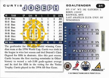 1997-98 Score - Golden Blades #31 Curtis Joseph Back