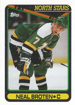 1990-91 Topps #90 Neal Broten Front