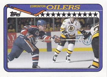 1990-91 Topps #251 Edmonton Oilers Front