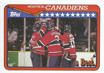 1990-91 Topps #346 Montreal Canadiens Front