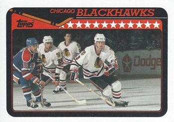 1990-91 Topps #363 Chicago Blackhawks Front