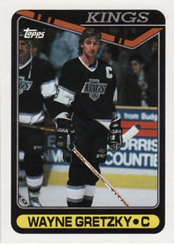 1990-91 Topps #120 Wayne Gretzky Front