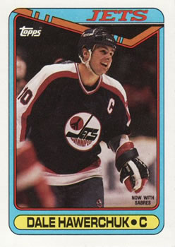 1990-91 Topps #141 Dale Hawerchuk Front