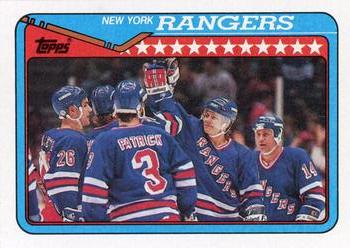 1990-91 Topps #101 New York Rangers Front