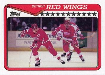 1990-91 Topps #133 Detroit Red Wings Front