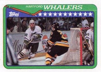 1990-91 Topps #144 Hartford Whalers Front