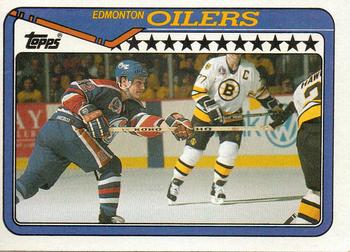 1990-91 Topps #251 Edmonton Oilers Front