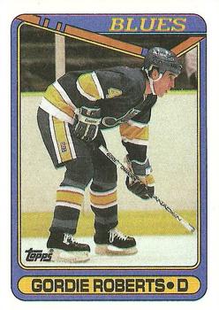 1990-91 Topps #256 Gordie Roberts Front