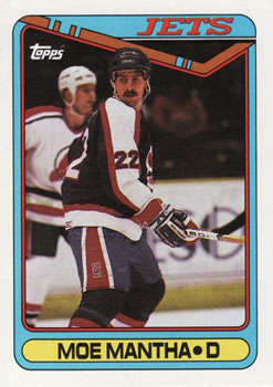 1990-91 Topps #354 Moe Mantha Front