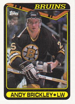1990-91 Topps #88 Andy Brickley Front
