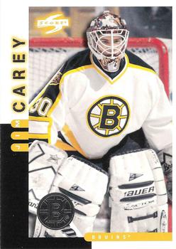 1997-98 Score Boston Bruins #2 Jim Carey Front