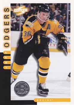1997-98 Score Boston Bruins #18 Jeff Odgers Front