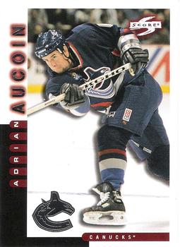1997-98 Score Vancouver Canucks #14 Adrian Aucoin Front