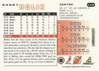 1997-98 Score New Jersey Devils #2 Bobby Holik Back