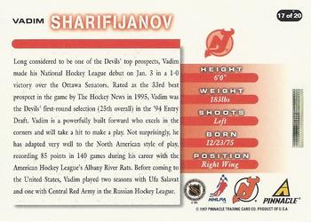 1997-98 Score New Jersey Devils #17 Vadim Sharifijanov Back